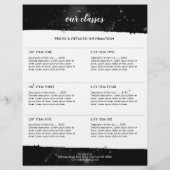 Cosmic Gold Moon Yoga, Life Coach, astroloog Flyer (Achterkant)