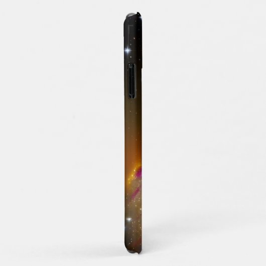 Cosmic Gold Pink Blue springende sterren galactisc Case-Mate iPhone Case (Achterkant/rechts)