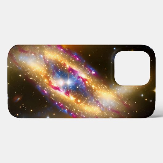 Cosmic Gold Pink Blue springt melkweg melkweg melk Case-Mate iPhone Case (Achterkant (horizontaal))
