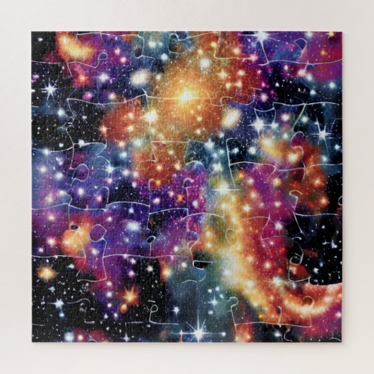 Cosmic golden augmented reality interstellar event legpuzzel (Verticaal)
