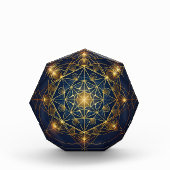 Cosmic Golden Blueprint Fotoblokken (Voorkant)