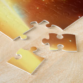 Cosmic Golden Sphere Bursting in Planetary Event Legpuzzel (Zijkant)