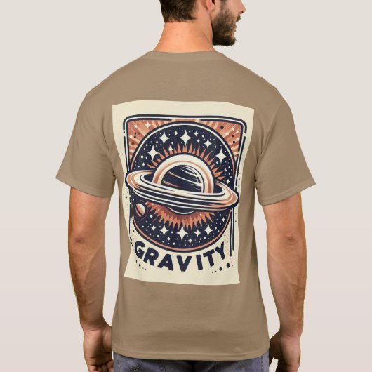 Cosmic Gravity Emblem-T-shirt T-shirt (Achterkant)