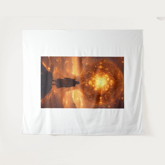 Cosmic Gravity T-shirt ontwerp Wandkleed (Voorkant (horizontaal))