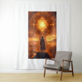 Cosmic Gravity T-shirt ontwerp Wandkleed (In situ)