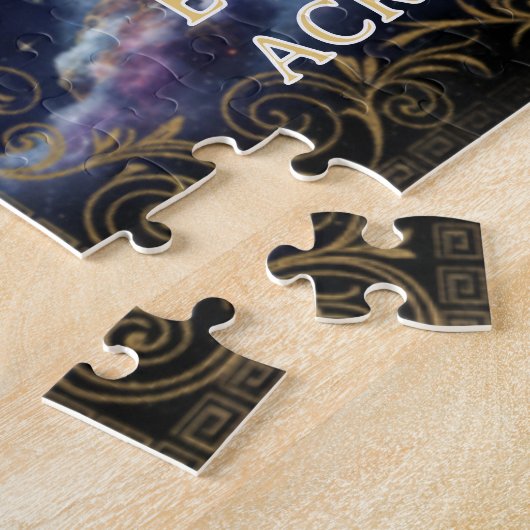 Cosmic Greece Ancient Temple Celestial Art Legpuzzel (Zijkant)