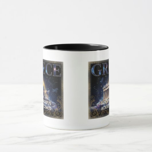 Cosmic Greece Ancient Temple Celestial Art Mok (Midden)