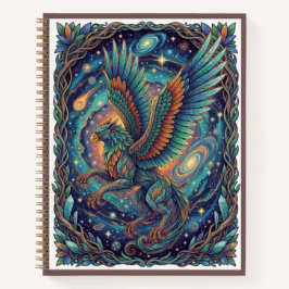 Cosmic Griffin Guardian Zentangle Mythical Journal Notitieboek