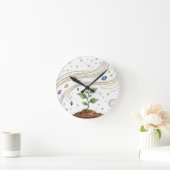 Cosmic Growth Nature Plant with Roots and Stars  Ronde Klok (Huis)