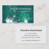 Cosmic Grunge Massage Therapist Visitekaartje (Voorkant / Achterkant)