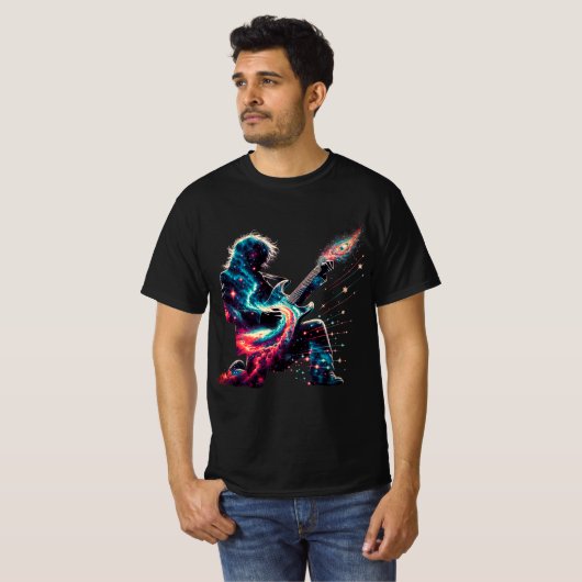 Cosmic Guitarist T-shirt (Voorkant volledig)