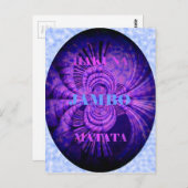 Cosmic Hakuna Art Print Briefkaart (Voorkant / Achterkant)