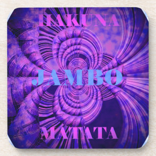 Cosmic Hakuna Art Print Drankjes Onderzetter