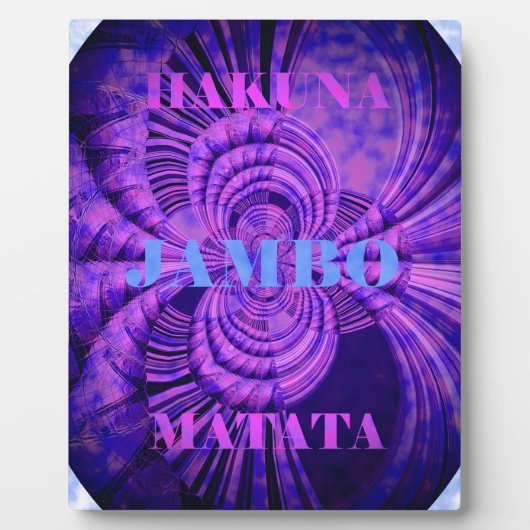 Cosmic Hakuna Art Print Fotoplaat (Voorkant)