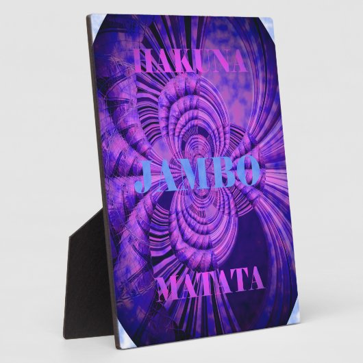 Cosmic Hakuna Art Print Fotoplaat (Zijkant)