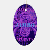 Cosmic Hakuna Art Print Keramisch Ornament (Rechts)