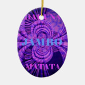 Cosmic Hakuna Art Print Keramisch Ornament (Voorkant)
