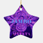 Cosmic Hakuna Art Print Keramisch Ornament (Voorkant)