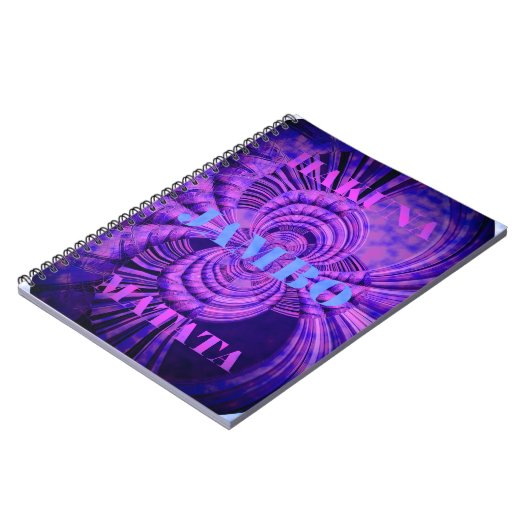 Cosmic Hakuna Art Print Notitieboek (Linkerzijde)