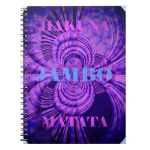 Cosmic Hakuna Art Print Notitieboek