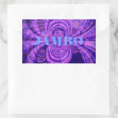 Cosmic Hakuna Art Print Rechthoekige Sticker (Tas)