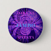 Cosmic Hakuna Art Print Ronde Button 5,7 Cm (Voorkant)