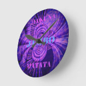 Cosmic Hakuna Art Print Ronde Klok (Hoek)