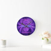 Cosmic Hakuna Art Print Ronde Klok (Huis)