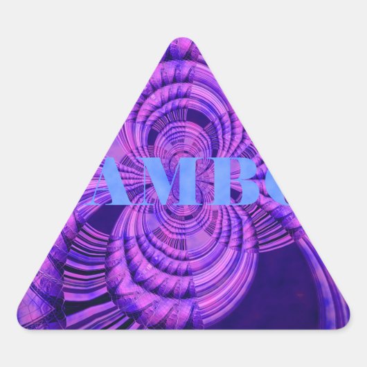 Cosmic Hakuna Art Print Sticker (Voorkant)