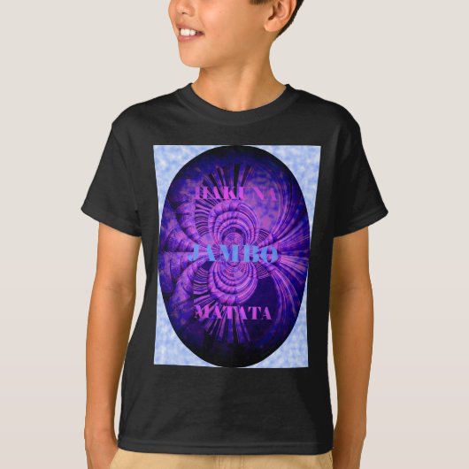 Cosmic Hakuna Art Print T-shirt (Voorkant)