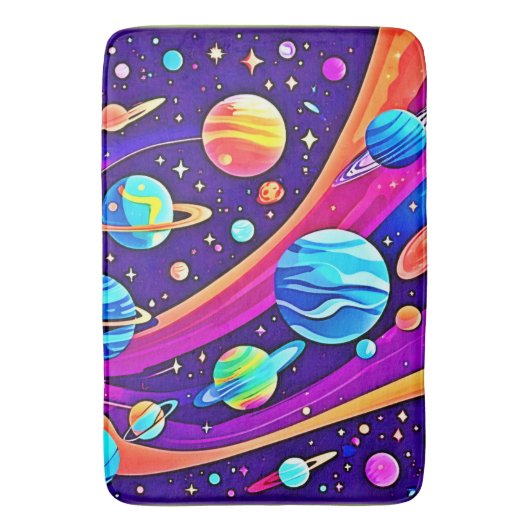 Cosmic Harmony Art Badmat (Voorkant Verticaal)