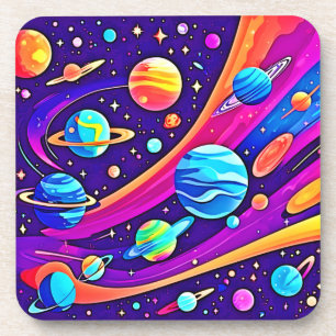 Cosmic Harmony Art Bier Onderzetter