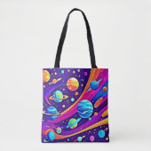 Cosmic Harmony Art Tote Bag (Voorkant)