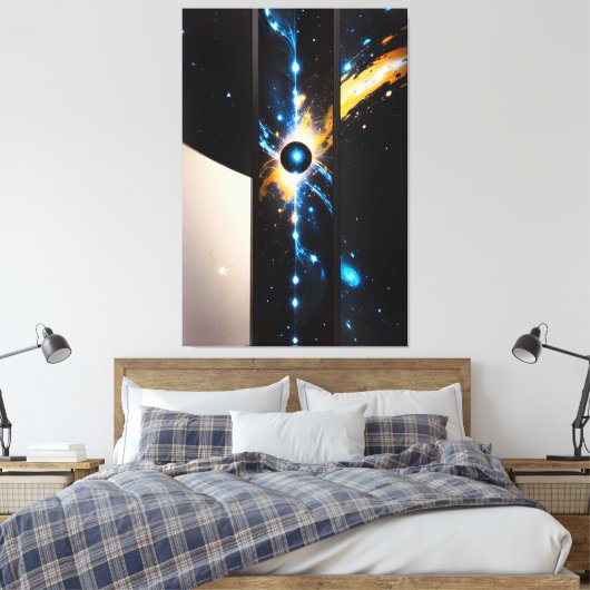 Cosmic Harmony Canvas Afdruk (Insitu (Slaapkamer))