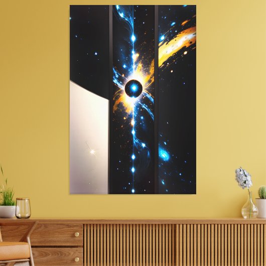 Cosmic Harmony Canvas Afdruk (Insitu (Woonkamer))