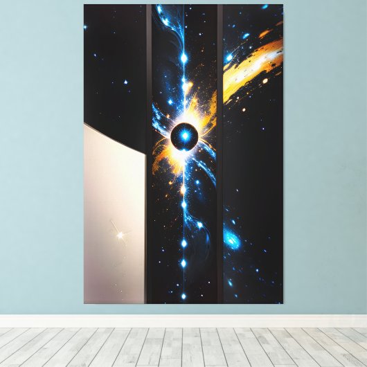 Cosmic Harmony Canvas Afdruk (Insitu (Houten vloer))