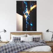 Cosmic Harmony Canvas Afdruk (Insitu (Slaapkamer))
