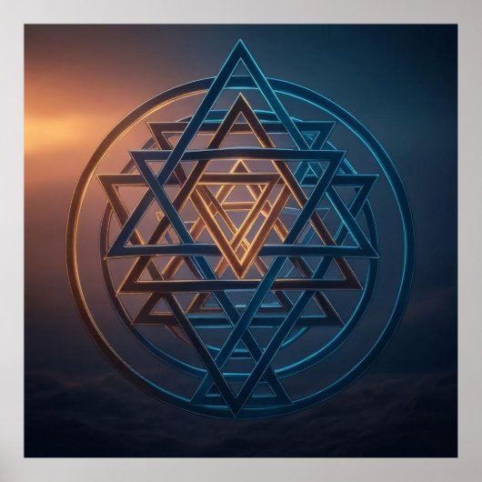 Cosmic Harmony: The Eternal Emblem Poster (Voorkant)