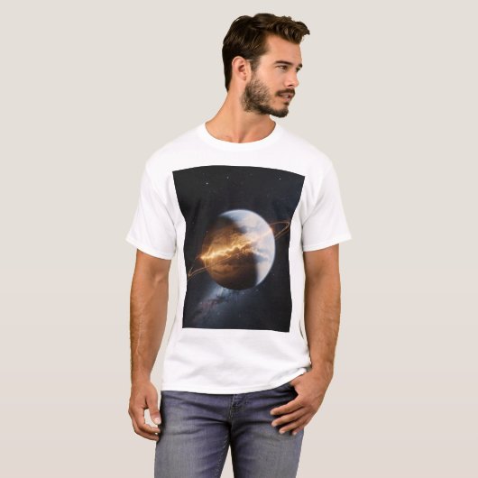 Cosmic healing -- space view  t-shirt (Voorkant volledig)