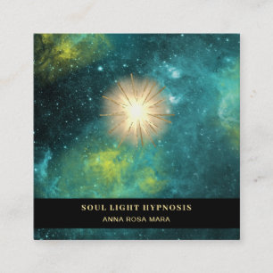 *~* Cosmic Healing Universe Energy Sun Burst Stars Vierkante Visitekaartje