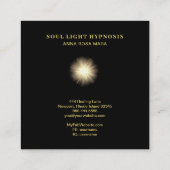 *~* Cosmic Healing Universe Energy Sun Burst Stars Vierkante Visitekaartje (Achterkant)