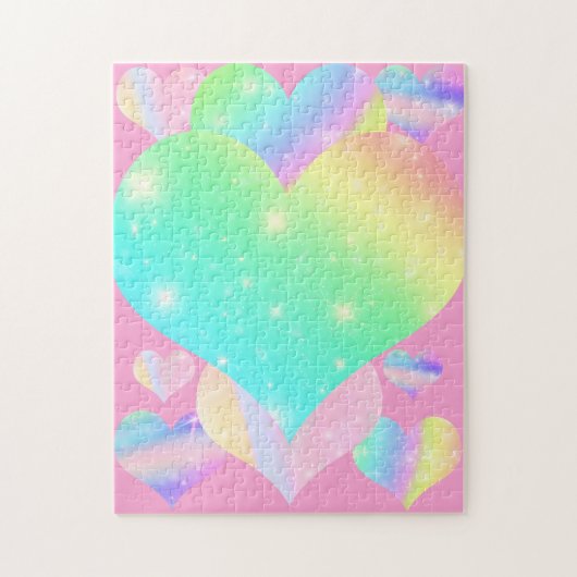 Cosmic Hearts Puzzle Legpuzzel (Verticaal)