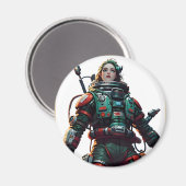 Cosmic Hero: ruimtethema merchandise Magneet (Voorkant / Achterkant)