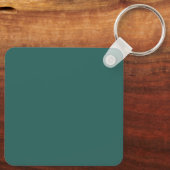 Cosmic Hiker Retro 70s Sunset Space Forest Stars Sleutelhanger (Achterkant)