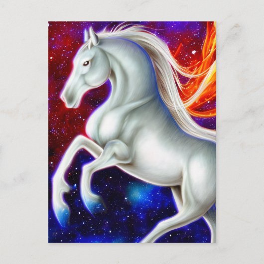 Cosmic Horse Briefkaart (Voorkant)