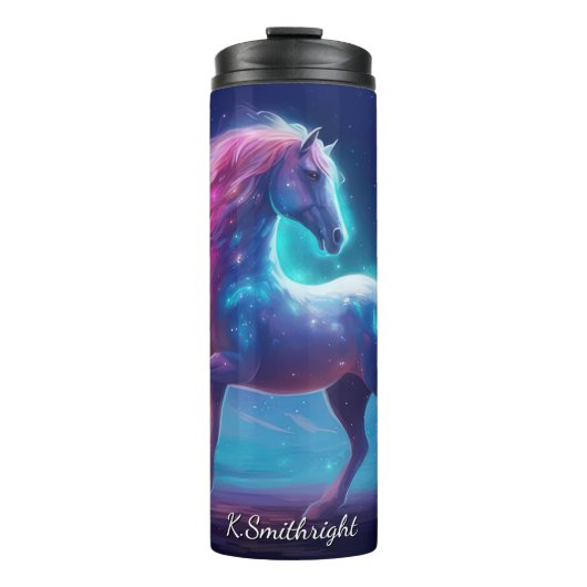 Cosmic Horse Galaxy Mane Stars Thermosbeker (Voorkant)