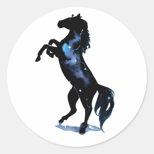 Cosmic Horse Sticker (Voorkant)