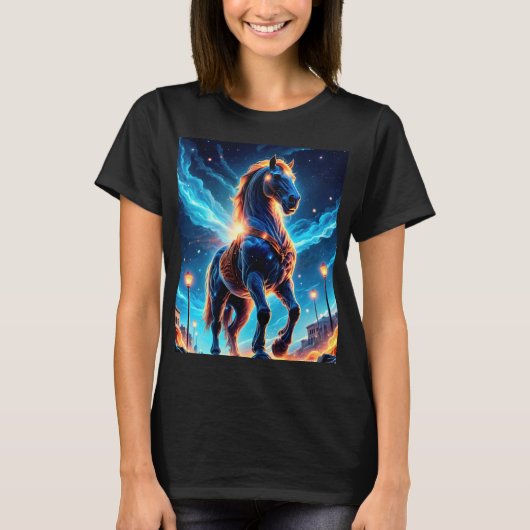 Cosmic Horse T-shirt (Voorkant)