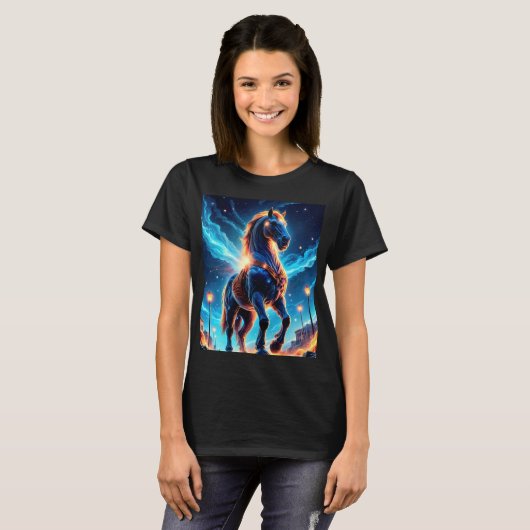 Cosmic Horse T-shirt (Voorkant volledig)