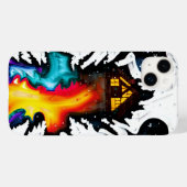 Cosmic Ice Castle bedekt vreedzame huishouding Case-Mate iPhone Case (Achterkant (horizontaal))
